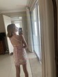 Modest Black Bodycon Square Neck Sequin Homecoming Dresses