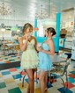 Corset Skater Chiffon Sweetheart Tiered Homecoming Dresses