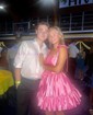 Pink Skater Taffeta Sweetheart Ruffle Homecoming Dresses