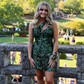 Sparkly Bodycon Sequin Cut Out Homecoming Dresses