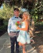 Puffy Skater Tulle Tiered Ruffle Homecoming Dresses