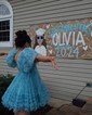Elegant Skater Tulle V-neck Ruffle Homecoming Dresses