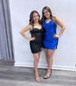 Corset Royal Blue Satin Tight Ruched Homecoming Dresses