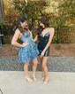 Corset Burgundy Off-The-Shoulder Tiered Homecoming Dresses