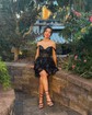 Corset Burgundy Off-The-Shoulder Tiered Homecoming Dresses