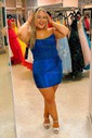 Corset Bodycon Satin Ruched Homecoming Dresses