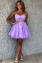 Corset Black Skater Tulle Ruffle Homecoming Dresses