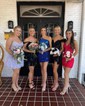 Corset Skater Glitter Tiered Homecoming Dresses
