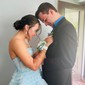 Corset Skater Glitter Tiered Homecoming Dresses