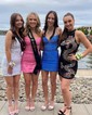 Glitter Bodycon Jersey Beaded Homecoming Dresses