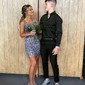Sparkly Bodycon Sequin V-neck Homecoming Dresses