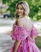 Corset Skater Tulle Ruffle Homecoming Dresses