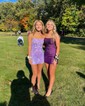 Glitter Bodycon Square Neck Cut Out Homecoming Dresses