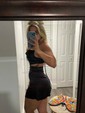 Unique Orange Fitted Satin Cowl Neck Homecoming Dresses