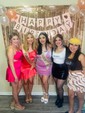 Unique Orange Fitted Satin Cowl Neck Homecoming Dresses