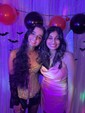 Unique Orange Fitted Satin Cowl Neck Homecoming Dresses