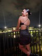 Unique Orange Fitted Satin Cowl Neck Homecoming Dresses