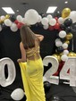 Mermaid V-neck Jersey Backless Beaded Prom Dresses