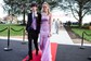 Mermaid Scoop Neck Tulle Prom Dresses With Appliques
