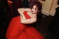 Princess Scoop Neck Tulle Prom Dresses With Appliques