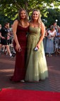 Princess Scoop Neck Tulle Prom Dresses With Appliques
