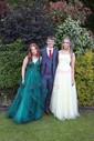 Princess Scoop Neck Tulle Prom Dresses With Appliques