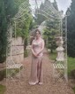 Sheath/Column Sweetheart Satin Corset Prom Dresses With Ruched