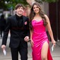 Sheath/Column Sweetheart Satin Corset Prom Dresses With Ruched