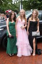 Princess V-neck Tulle Ruffle Prom Dresses