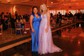 Ball Gown V-neck Tulle Corset Prom Dresses With Appliques