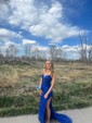 Sheath/Column V-neck Sparkly Sequin Prom Dresses