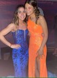 Sheath/Column V-neck Sparkly Sequin Prom Dresses