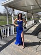 Sheath/Column V-neck Sparkly Sequin Prom Dresses