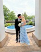 Ball Gown Off-the-shoulder Sequin Tiered Prom Dresses