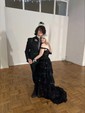 Ball Gown Off-the-shoulder Sequin Tiered Prom Dresses