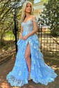 Ball Gown Off-the-shoulder Sequin Tiered Prom Dresses