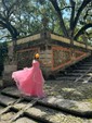 Princess Strapless Tulle Ruffle Prom Dresses