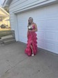Ball Gown Sweetheart Tulle Tiered Prom Dresses With Appliques
