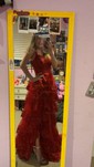 Ball Gown Sweetheart Tulle Tiered Prom Dresses With Appliques