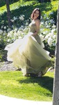 Princess Off-the-shoulder Tulle Ruffle Prom Dresses With Appliques