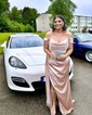 Sheath/Column Off-the-shoulder Satin Prom Dresses With Ruched