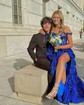 Ball Gown Off-the-shoulder Sequin Tiered Prom Dresses