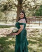 Mermaid Off-the-shoulder Satin Corset Prom Dresses With Ruched
