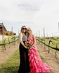Ball Gown Off-the-shoulder Tulle Tiered Prom Dresses With Appliques
