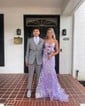 Mermaid V-neck Sparkly Sequin Prom Dresses With Appliques