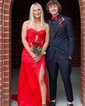 Mermaid Strapless Satin Cut Out Prom Dresses With Ruched
