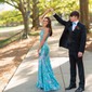 Mermaid V-neck Backless Sparkly Sequin Prom Dresses