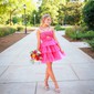 Unique Skater Tulle Cut Out Tiered Homecoming Dresses