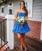 Corset Skater Tulle Ruffle Straight Homecoming Dresses