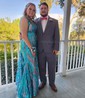 Mermaid V-neck Backless Sparkly Sequin Prom Dresses